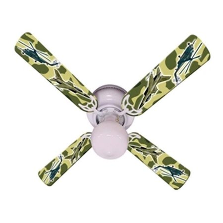 CEILING FAN DESIGNERS Ceiling Fan Designers 42FAN-IMA-AMAF Freedom Camo Military Ceiling Fan 42 In. 42FAN-IMA-AMAF